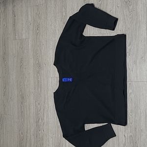 Kit and Ace Back to Front Merino Sweater in Black; Size Medium